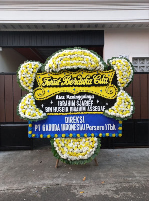 Papan Bunga Duka di Siatas Barita